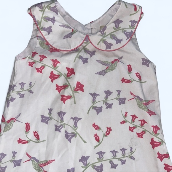 The Beaufort Bonnet Company Cream Dress with Pink and Purple Floral Design - Picture 2 of 5